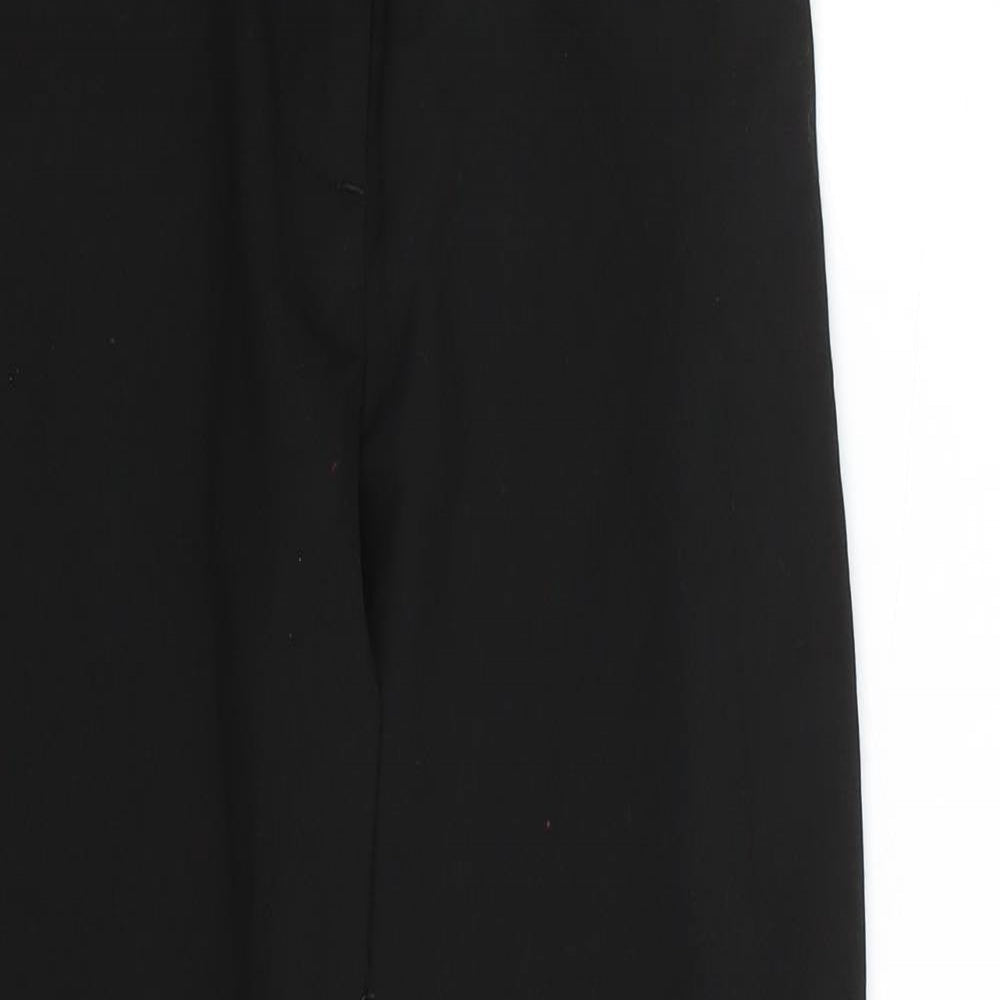Top Class Boys Black  Rayon Dress Pants Trousers Size 9 Years - School Trousers
