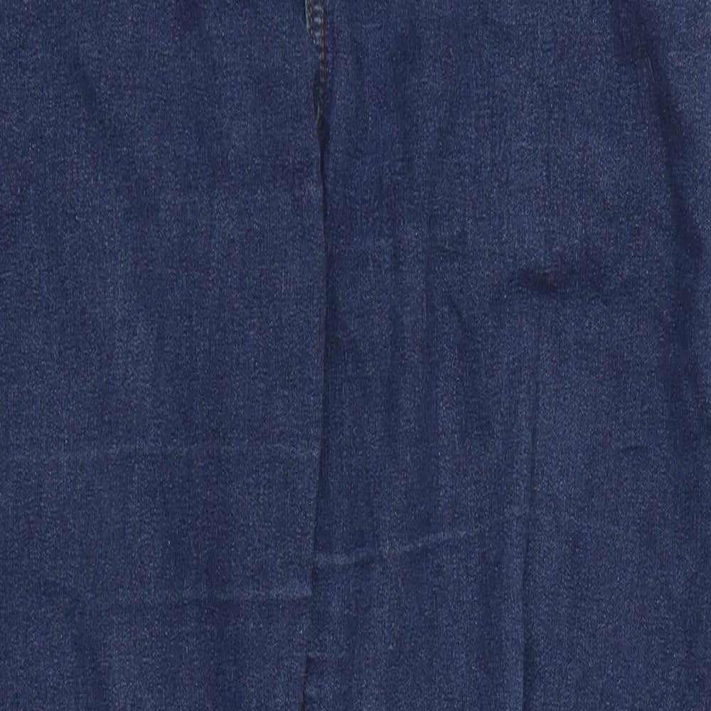 Denim Co Womens Blue  Denim Straight Jeans Size 14 L28 in