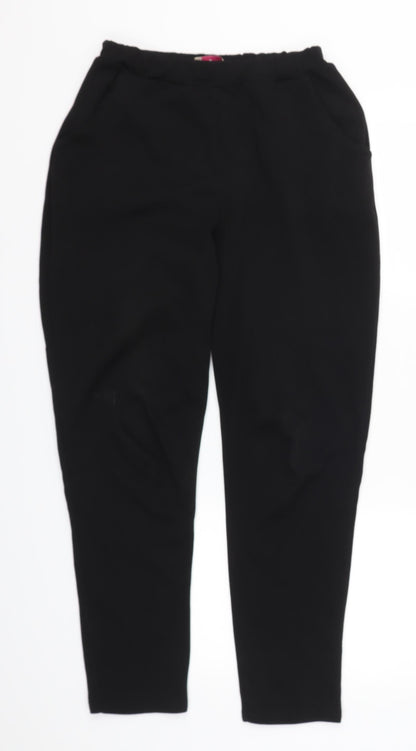 Dolly Diva Womens Black   Trousers  Size 14 L27 in