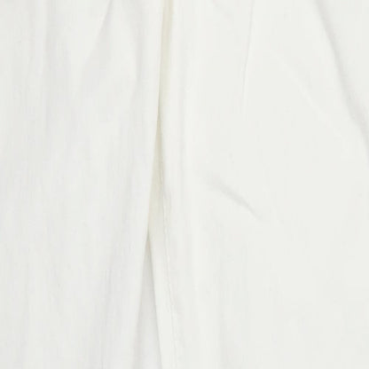 Womens UK Size 10 Papaya Regular Fit Skinny White Jeans