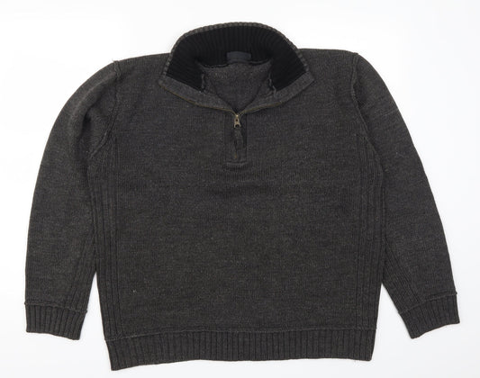 Cedar Wood State Mens Grey   Pullover Jumper Size L
