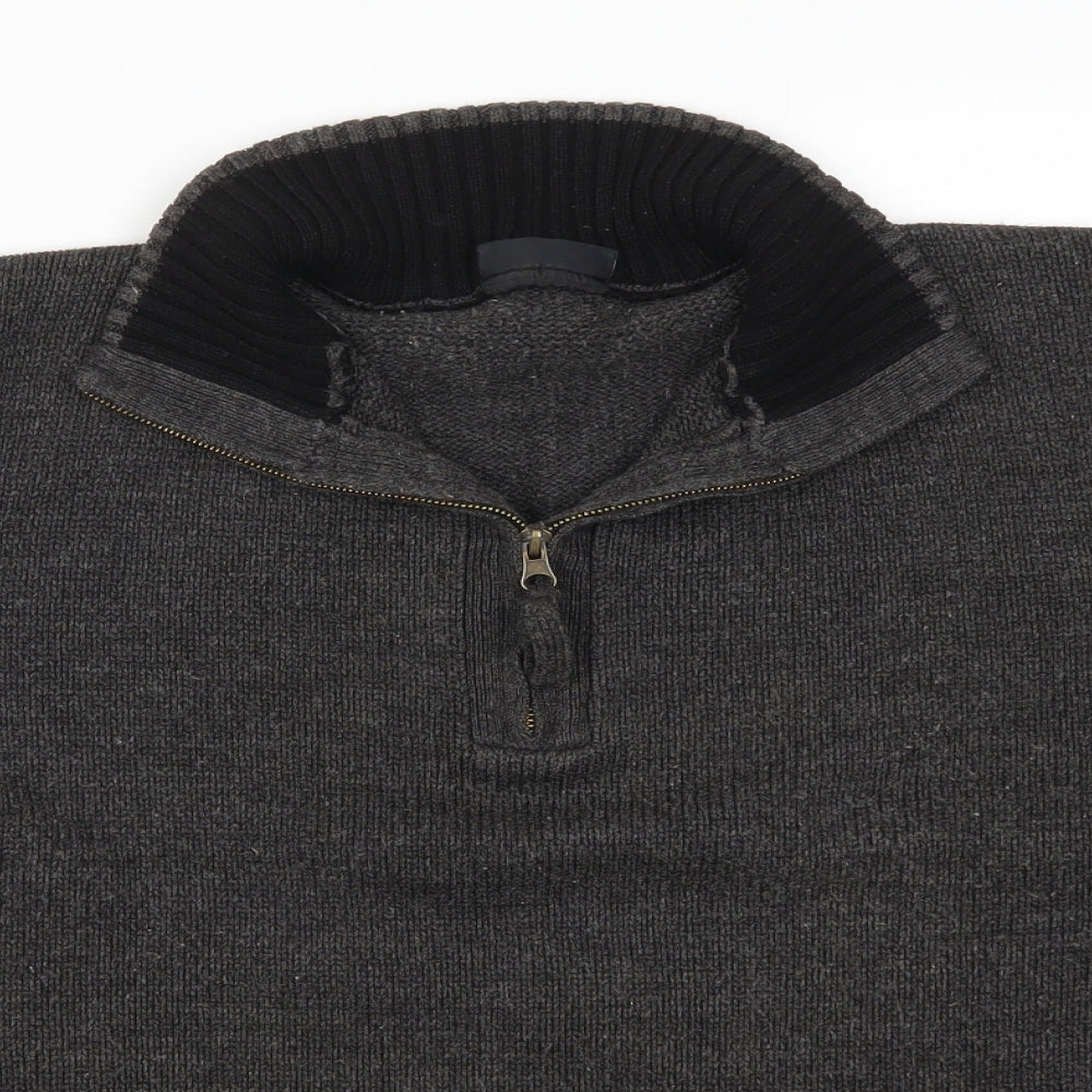 Cedar Wood State Mens Grey   Pullover Jumper Size L