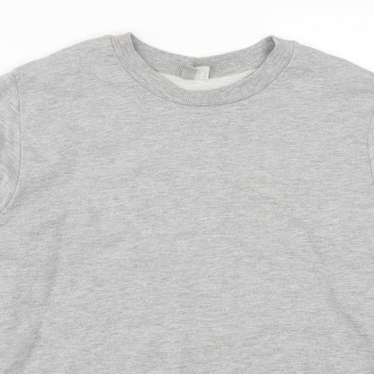 Womens UK Size 10 ASOS Grey Pullover Sweatshirt