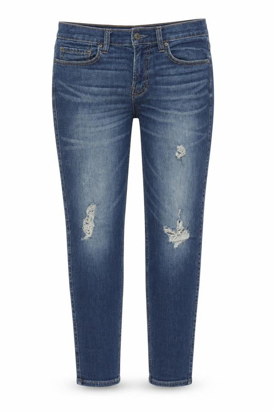 Womens UK Size 29 in Hollister Regular Fit Skinny Blue Jeans