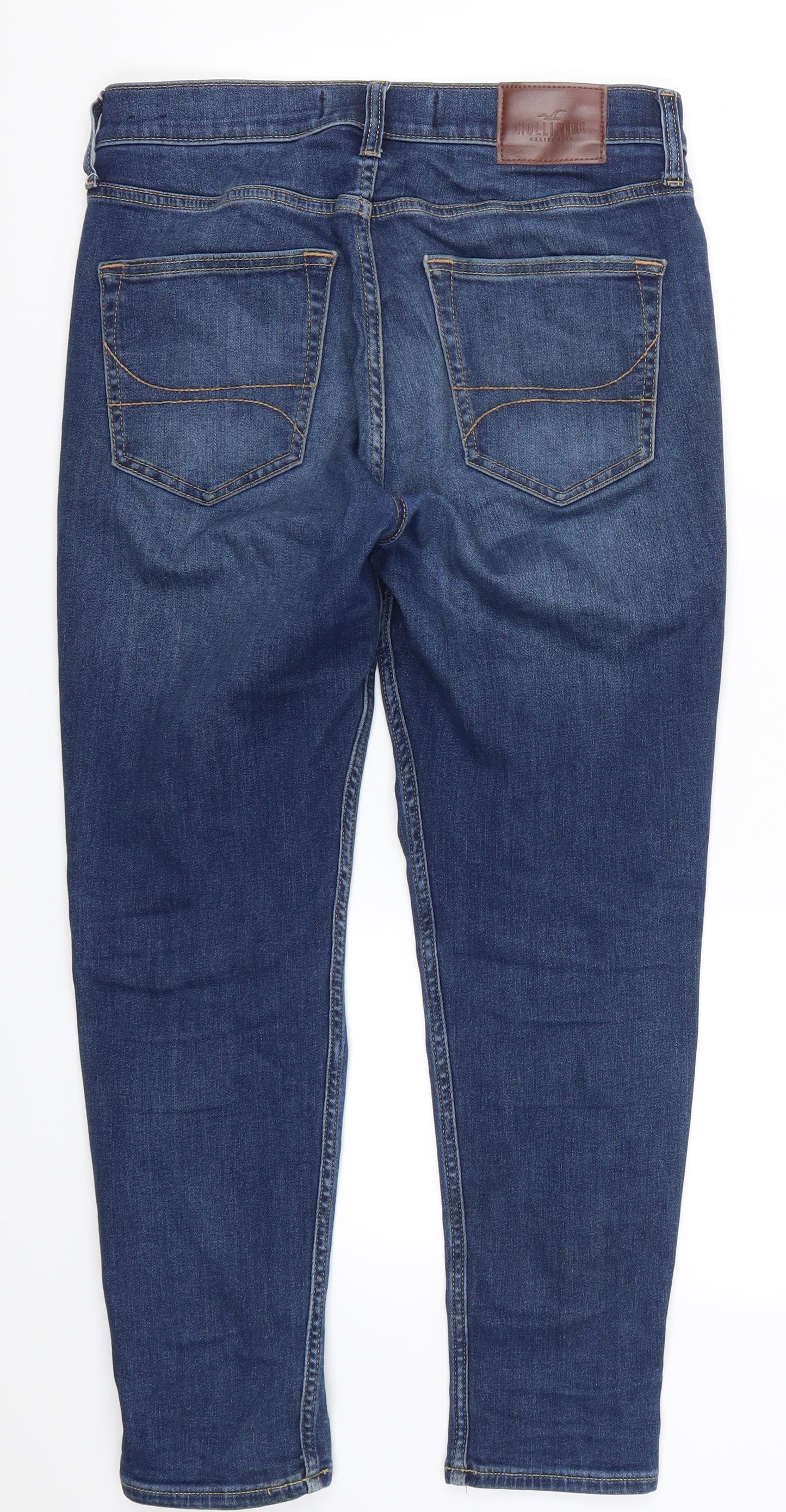 Hollister Womens Blue  Denim Skinny Jeans Size 29 in L26 in