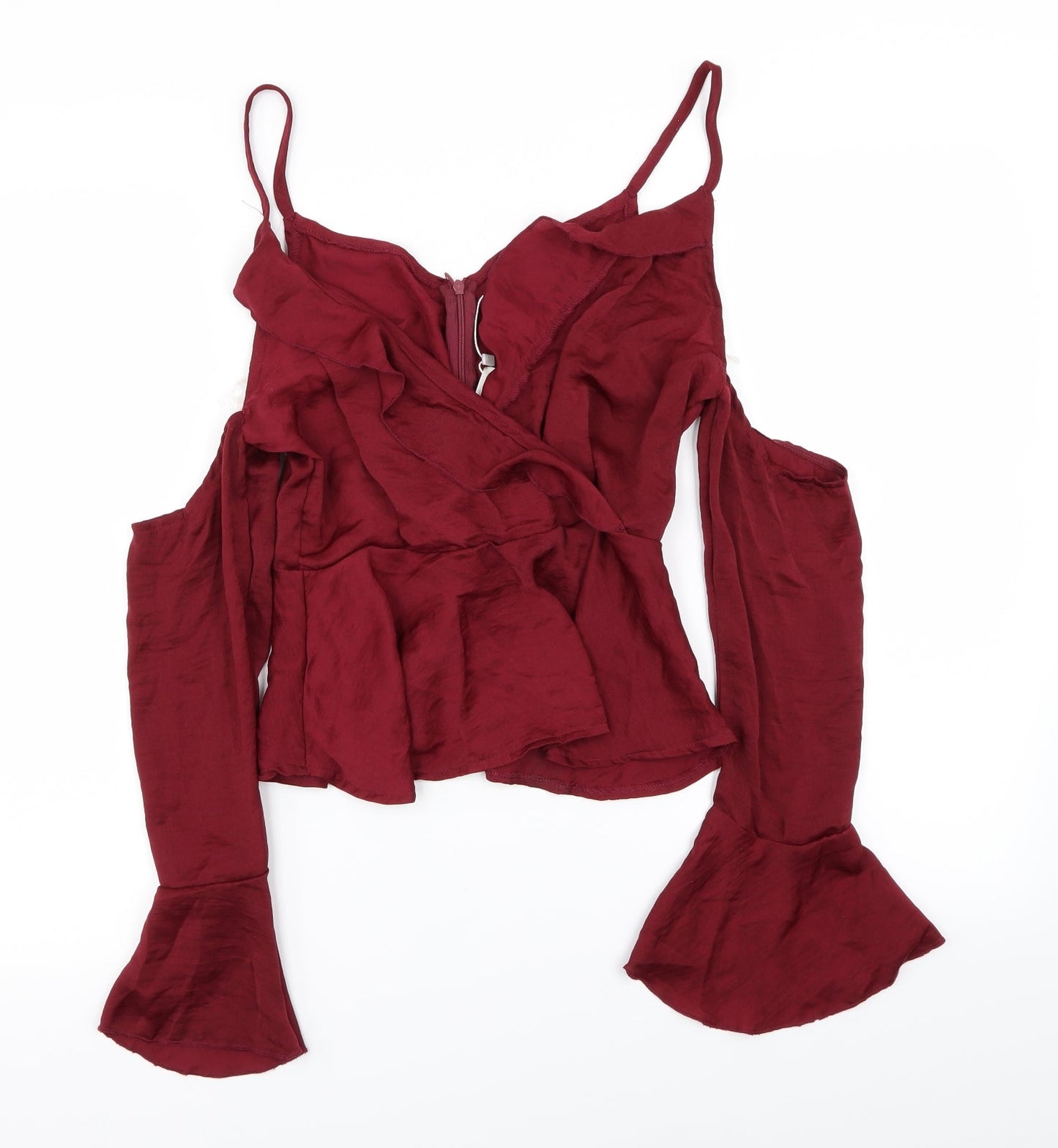 Womens UK Size 10 In the Style Red Basic T-Shirt