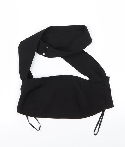 Womens UK Size 10 Missguided Black Basic Tank