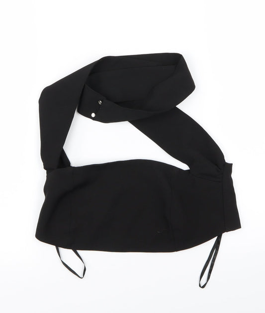 Womens UK Size 10 Missguided Black Basic Tank