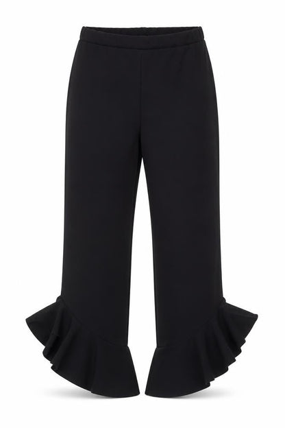 Womens UK Size 10 Quiz Regular Fit  Black Trousers