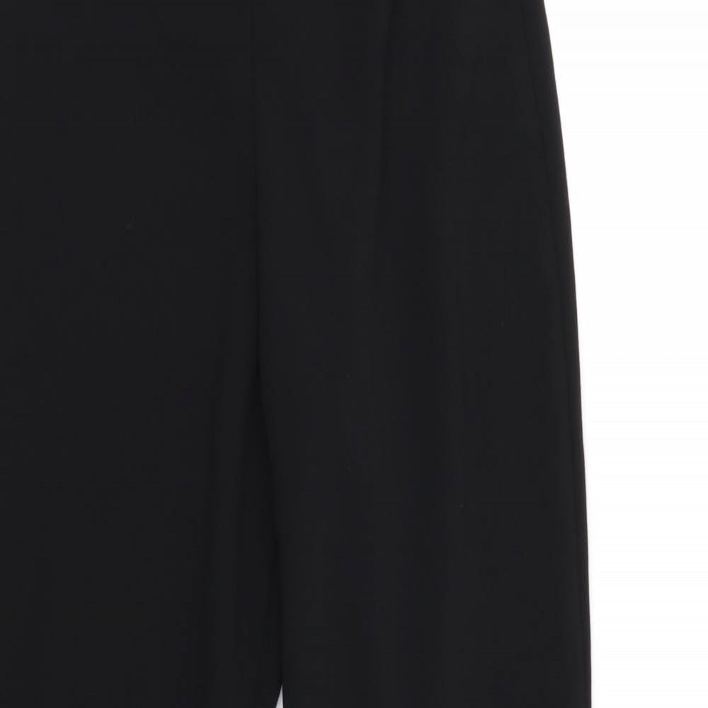 Womens UK Size 10 Quiz Regular Fit  Black Trousers