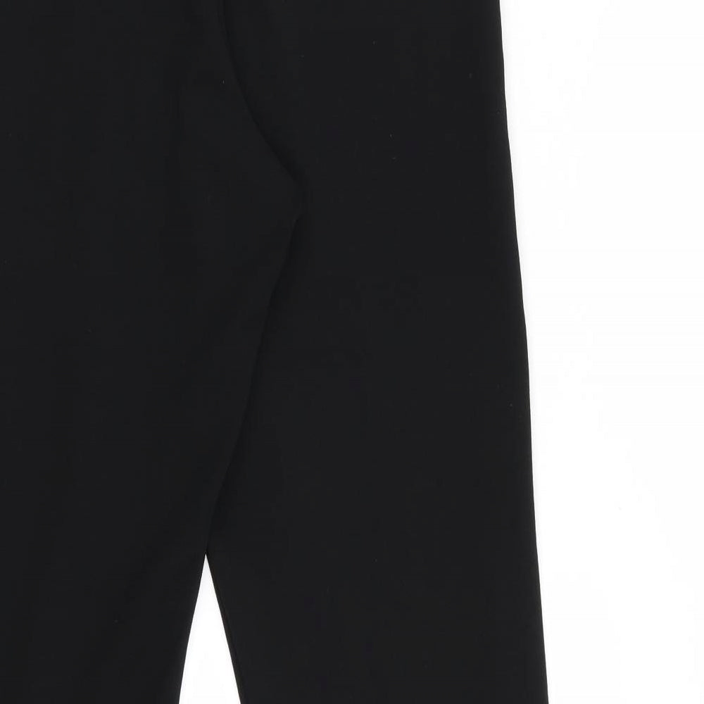 Womens UK Size 10 Quiz Regular Fit  Black Trousers