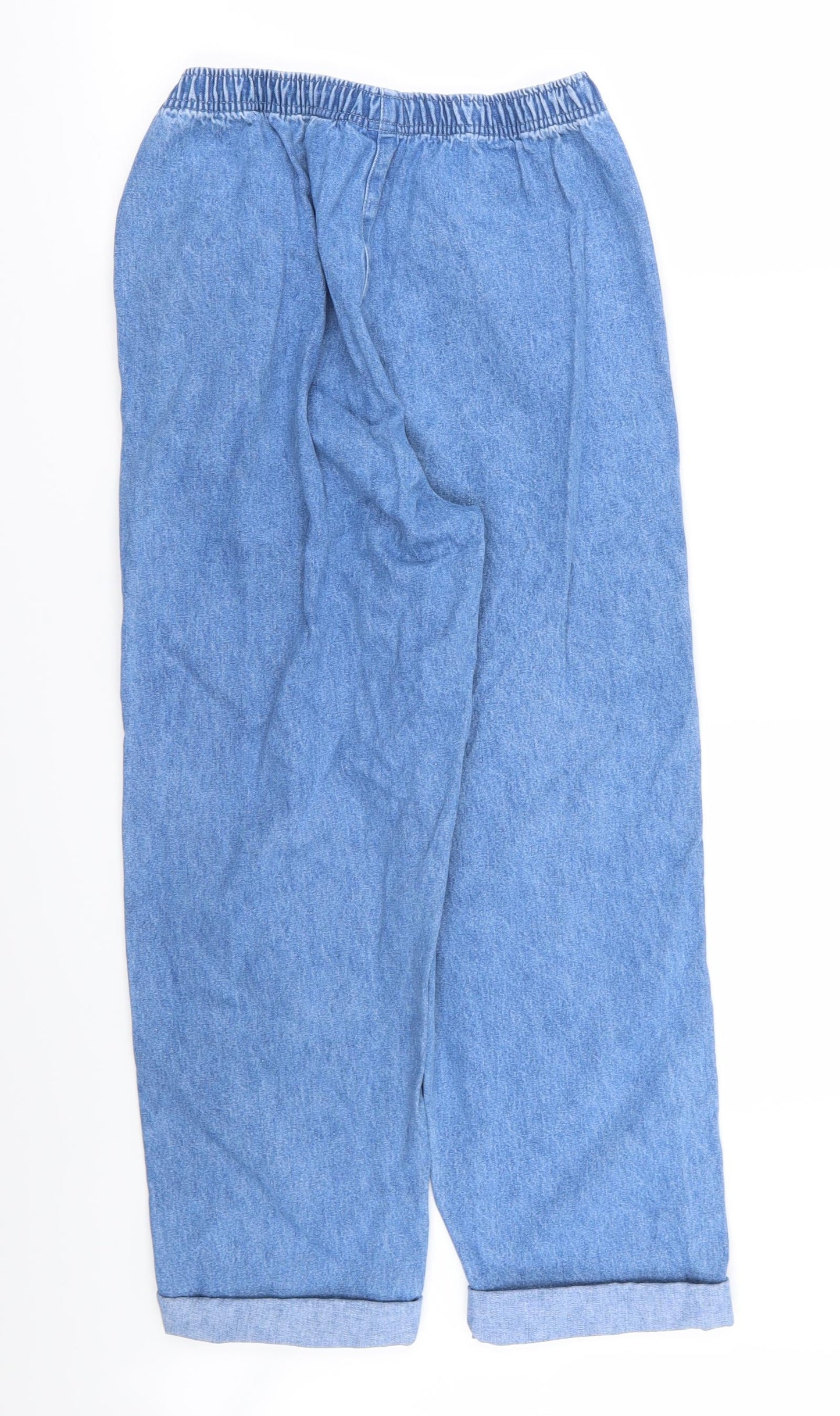 Classic Elements Womens Black  Denim Straight Jeans Size 6 L24 in - Stretch waistband