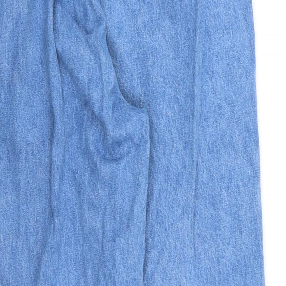 Classic Elements Womens Black  Denim Straight Jeans Size 6 L24 in - Stretch waistband