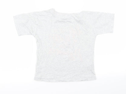 Asda George Girls Grey   Top Pyjama Top Size 7-8 Years