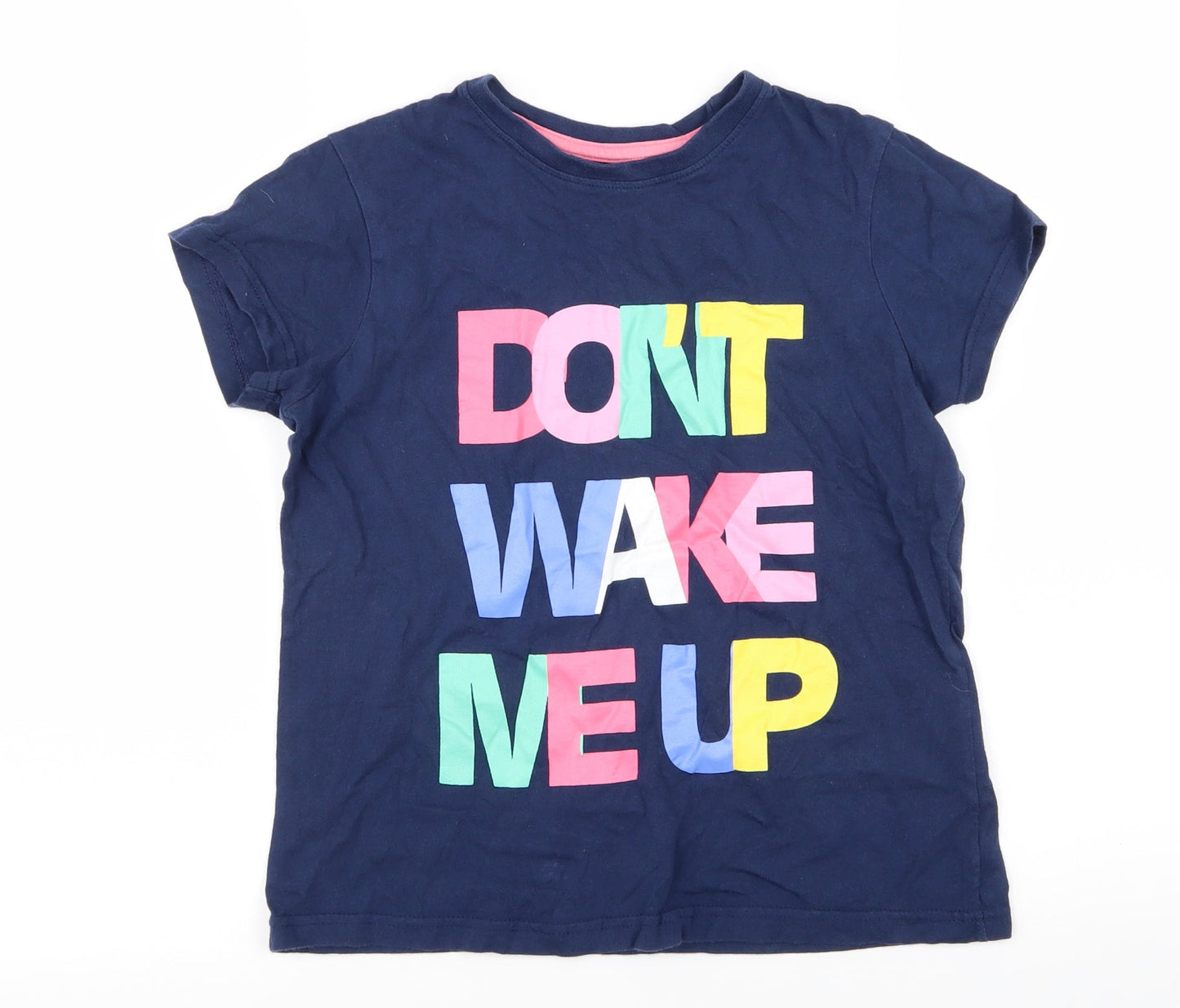 LILY AND DAN Girls Blue Solid  Top Pyjama Top Size 9-10 Years