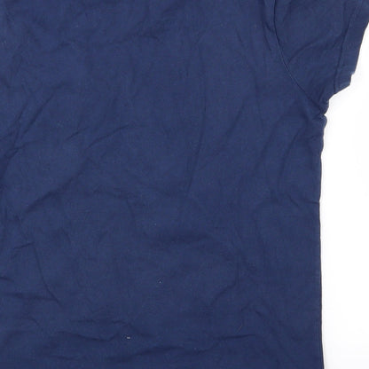 LILY AND DAN Girls Blue Solid  Top Pyjama Top Size 9-10 Years