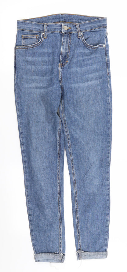Topshop Womens Blue   Skinny Jeans Size 28 in L30 in