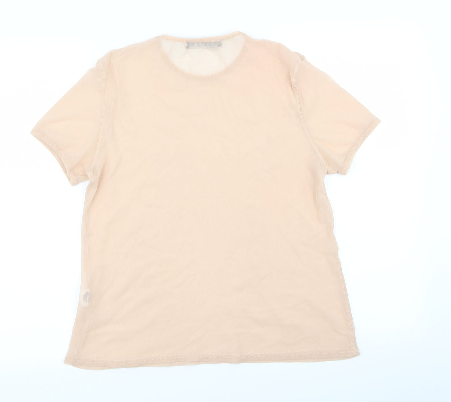 Womens UK Size 6 Misspap Pink Basic T-Shirt