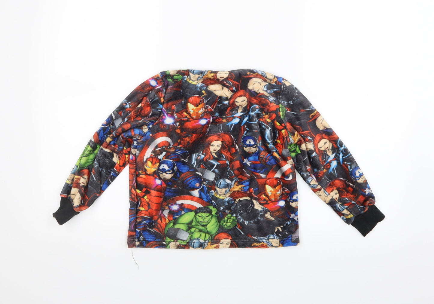Matalan Boys Blue Geometric   Pyjama Top Size 7 Years  - Marvel