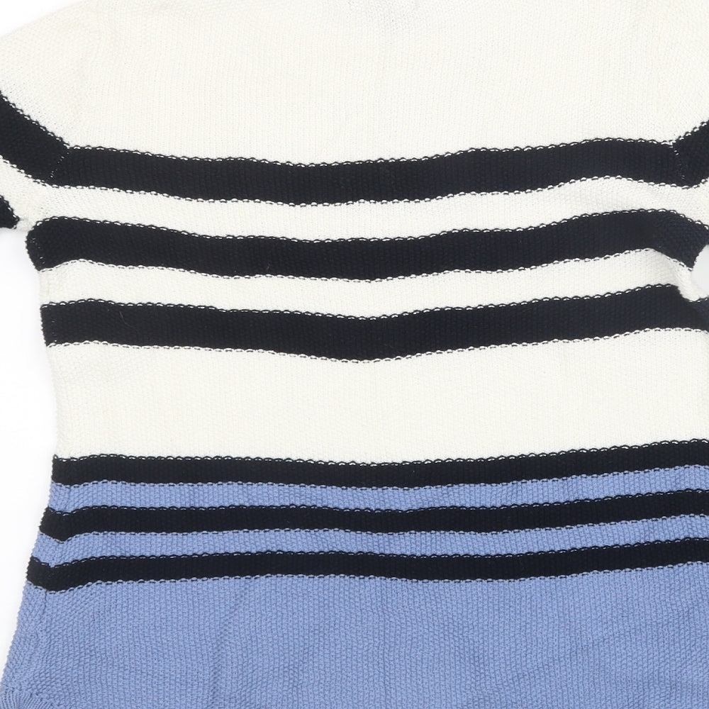Kenar Womens Blue  Knit Pullover Jumper Size M