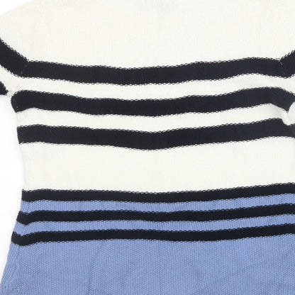 Kenar Womens Blue  Knit Pullover Jumper Size M