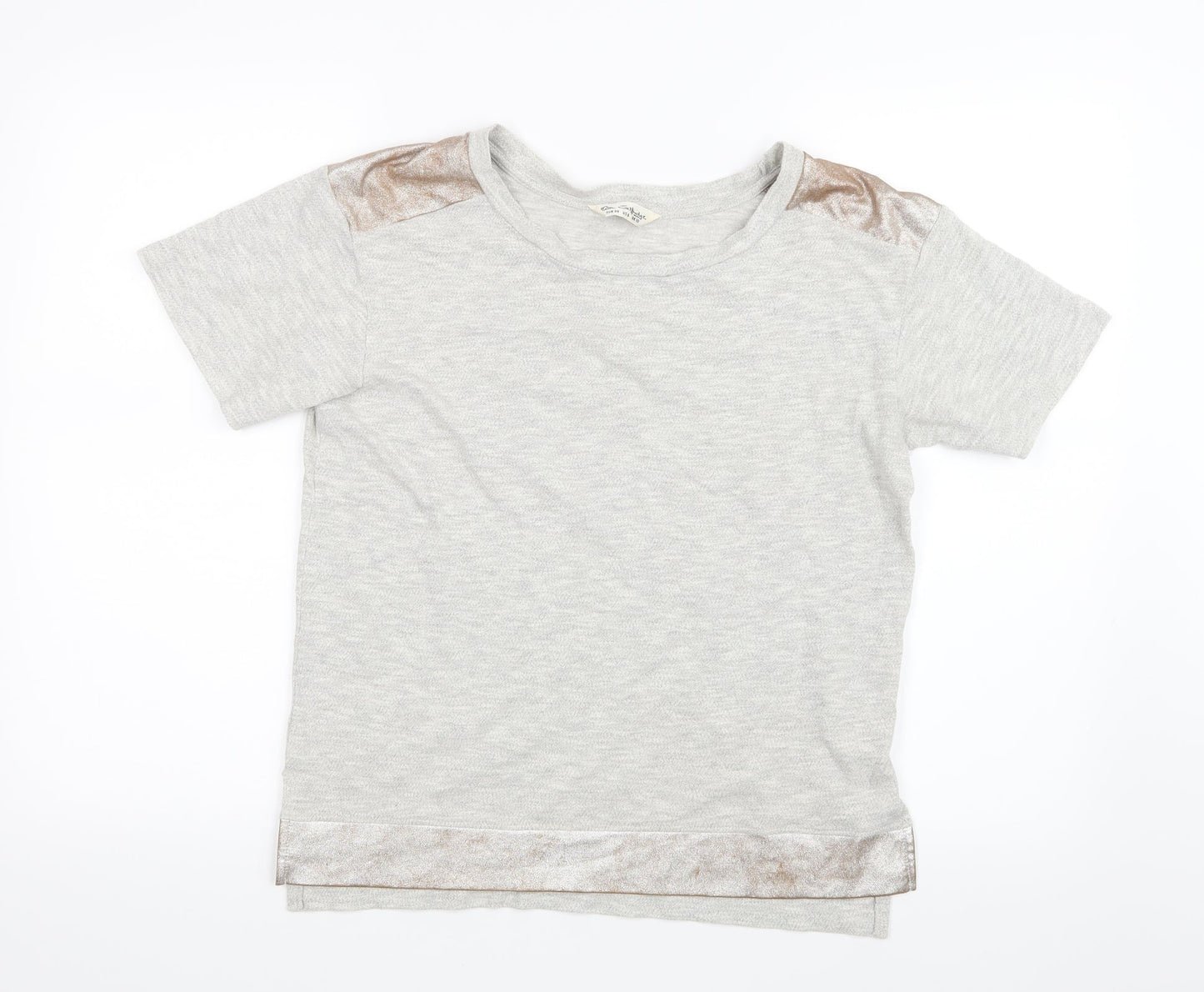 Miss Selfridge Womens Grey   Basic T-Shirt Size 10