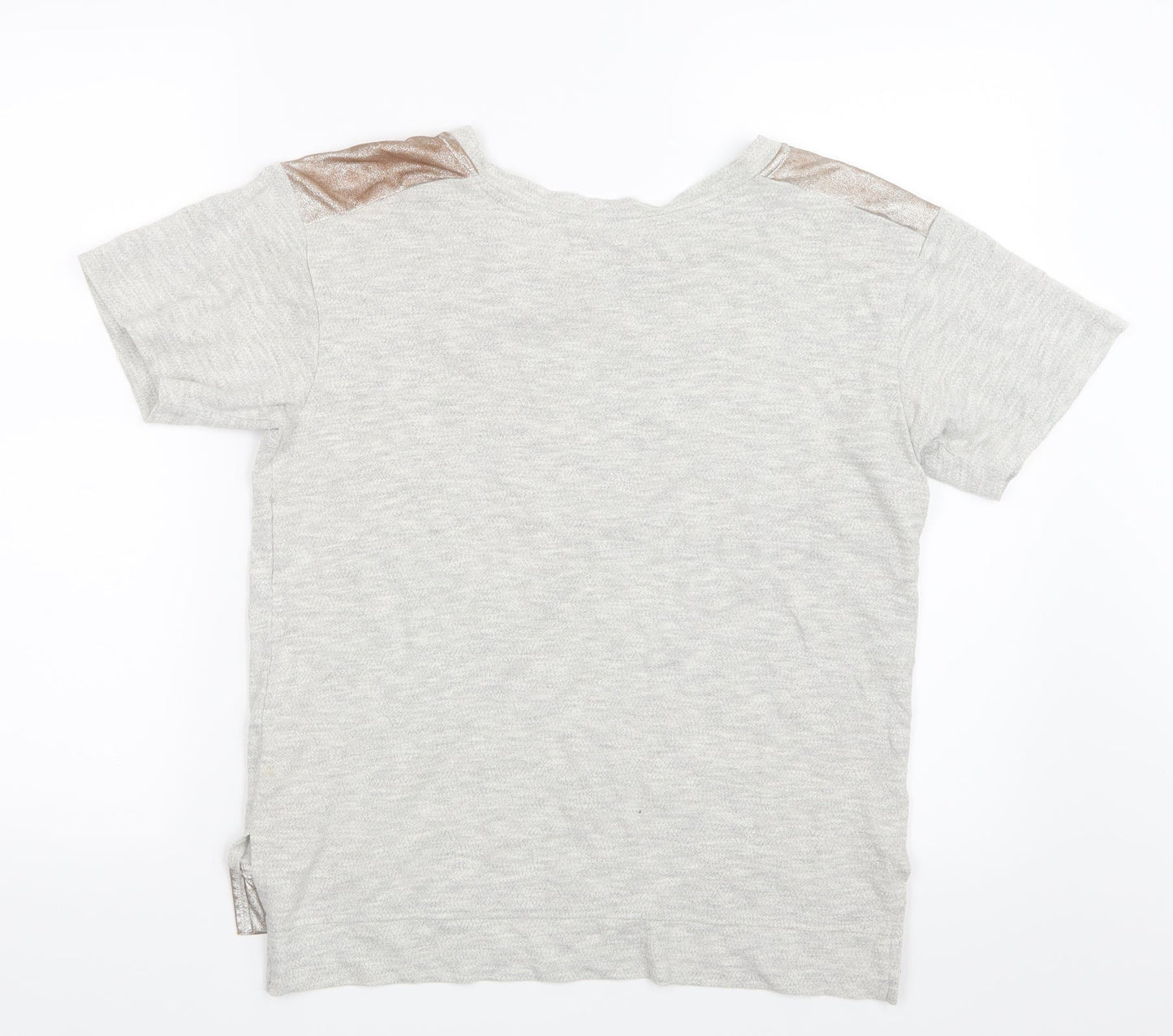 Miss Selfridge Womens Grey   Basic T-Shirt Size 10