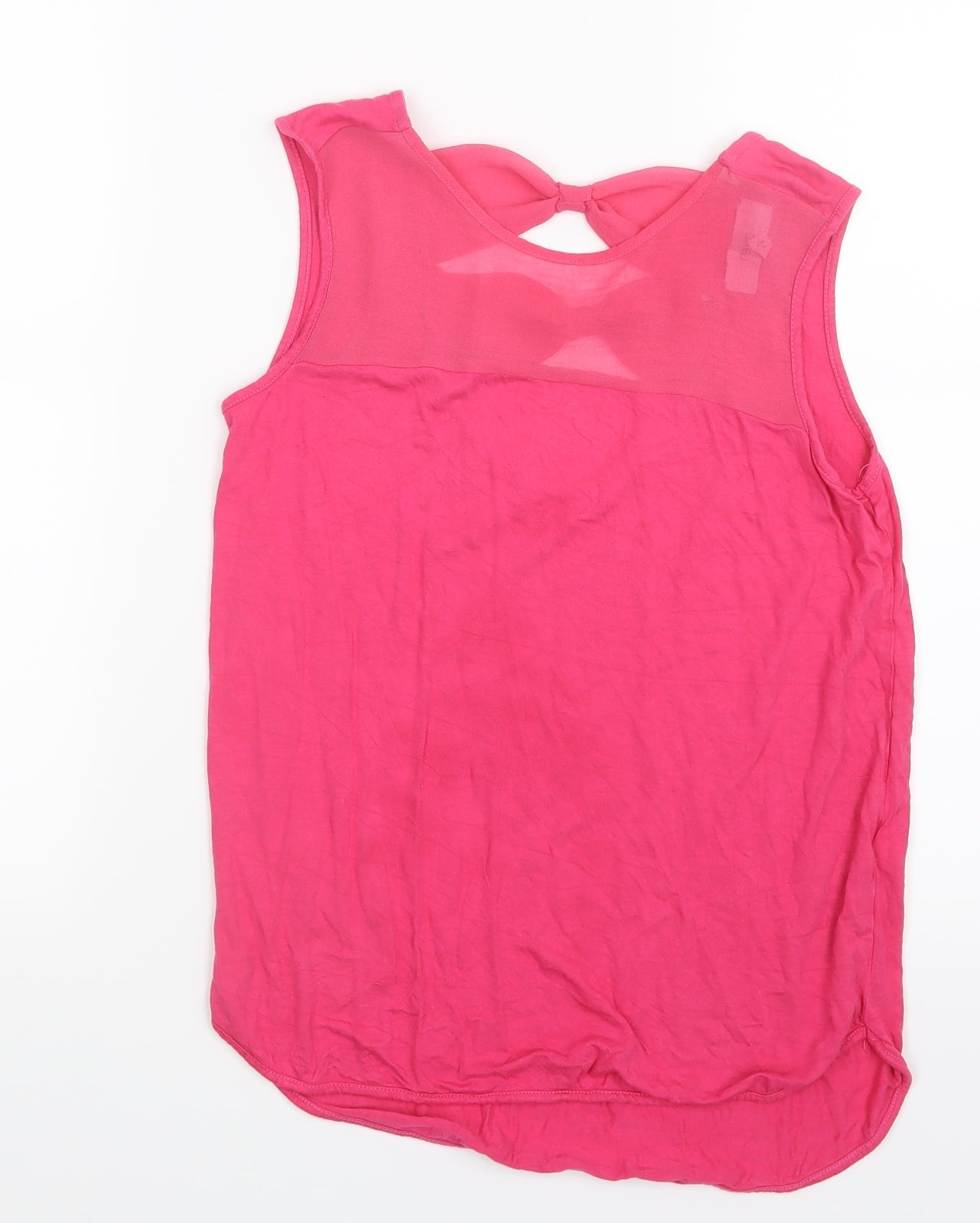Womens UK Size 8 NEXT Pink Camisole T-Shirt