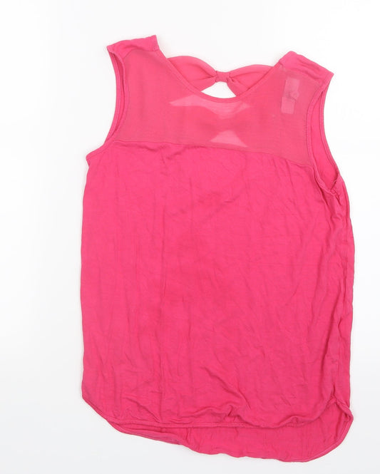 Womens UK Size 8 NEXT Pink Camisole T-Shirt