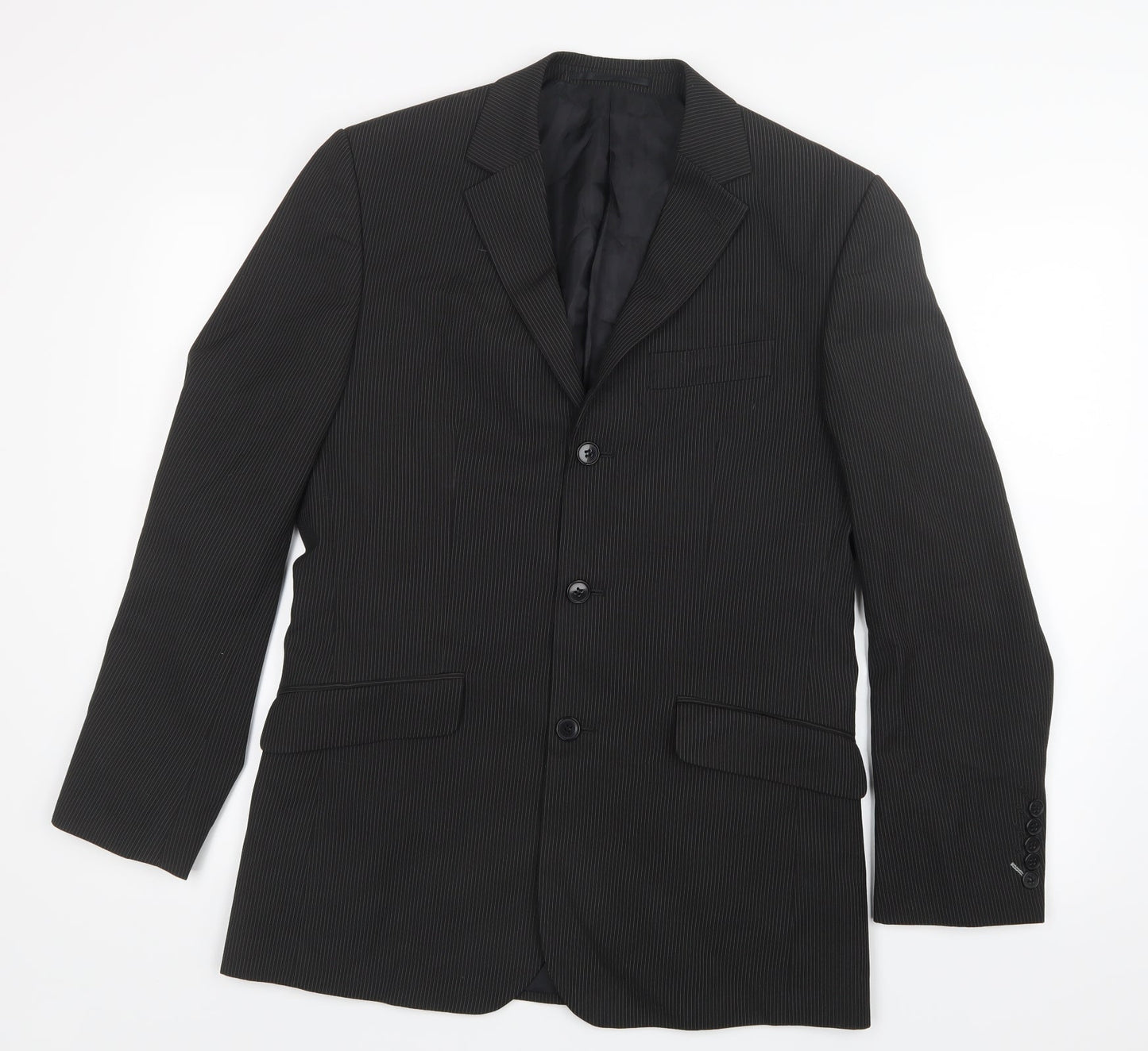 Mens UK Size 36 New Look Regular Black Suit Jacket