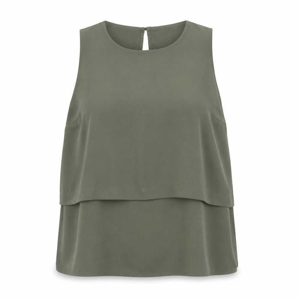 Womens UK Size 14 Select Green Basic Blouse