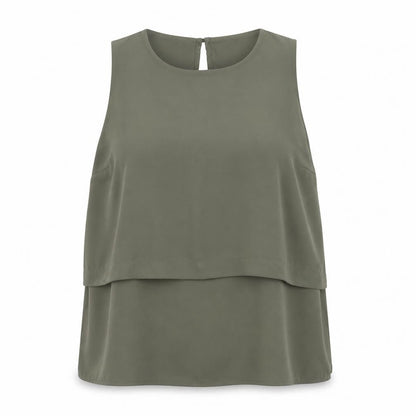 Womens UK Size 14 Select Green Basic Blouse