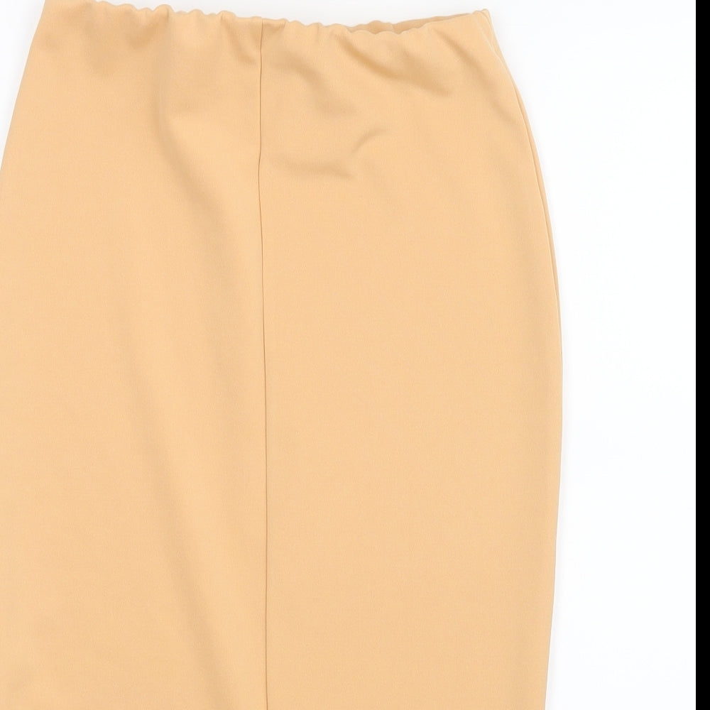 Missguided Womens Beige   Straight & Pencil Skirt Size 8