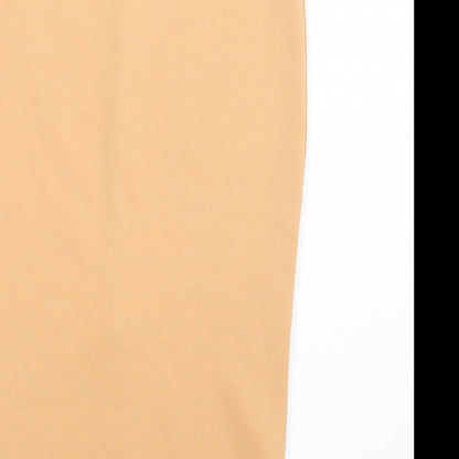 Missguided Womens Beige   Straight & Pencil Skirt Size 8