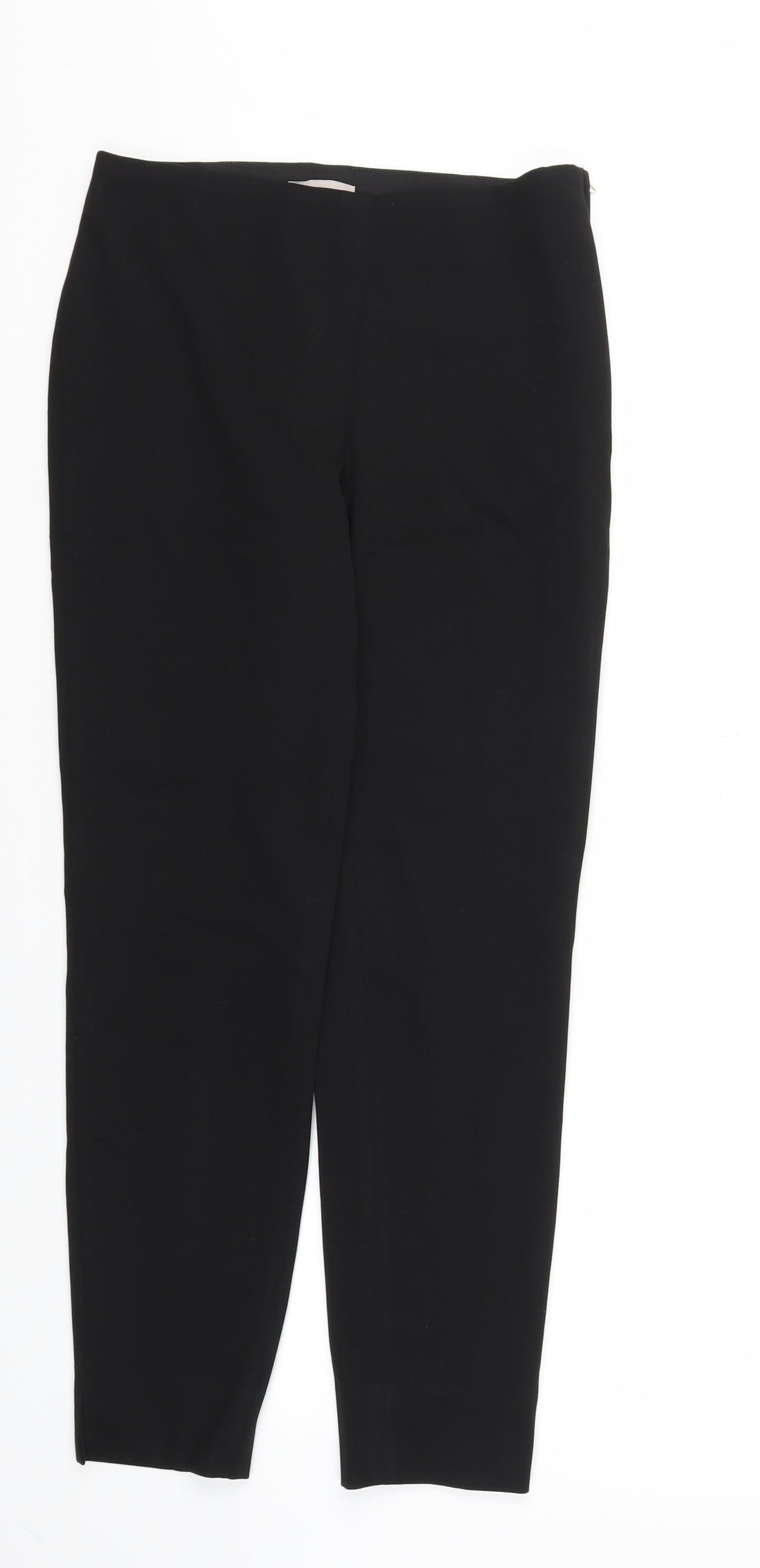 Womens UK Size 10 H&M Regular Fit  Black Trousers