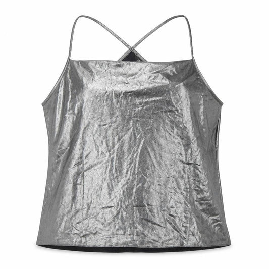 Womens UK Size 10 Miss Selfridge Grey Basic Blouse