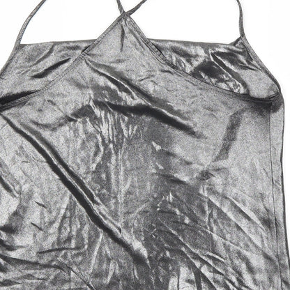 Miss Selfridge Womens Grey   Basic Blouse Size 10