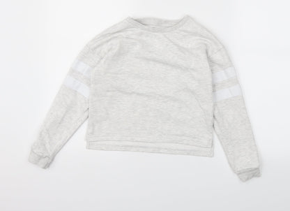 Primark Girls Grey   Pullover Hoodie Size 9-10 Years