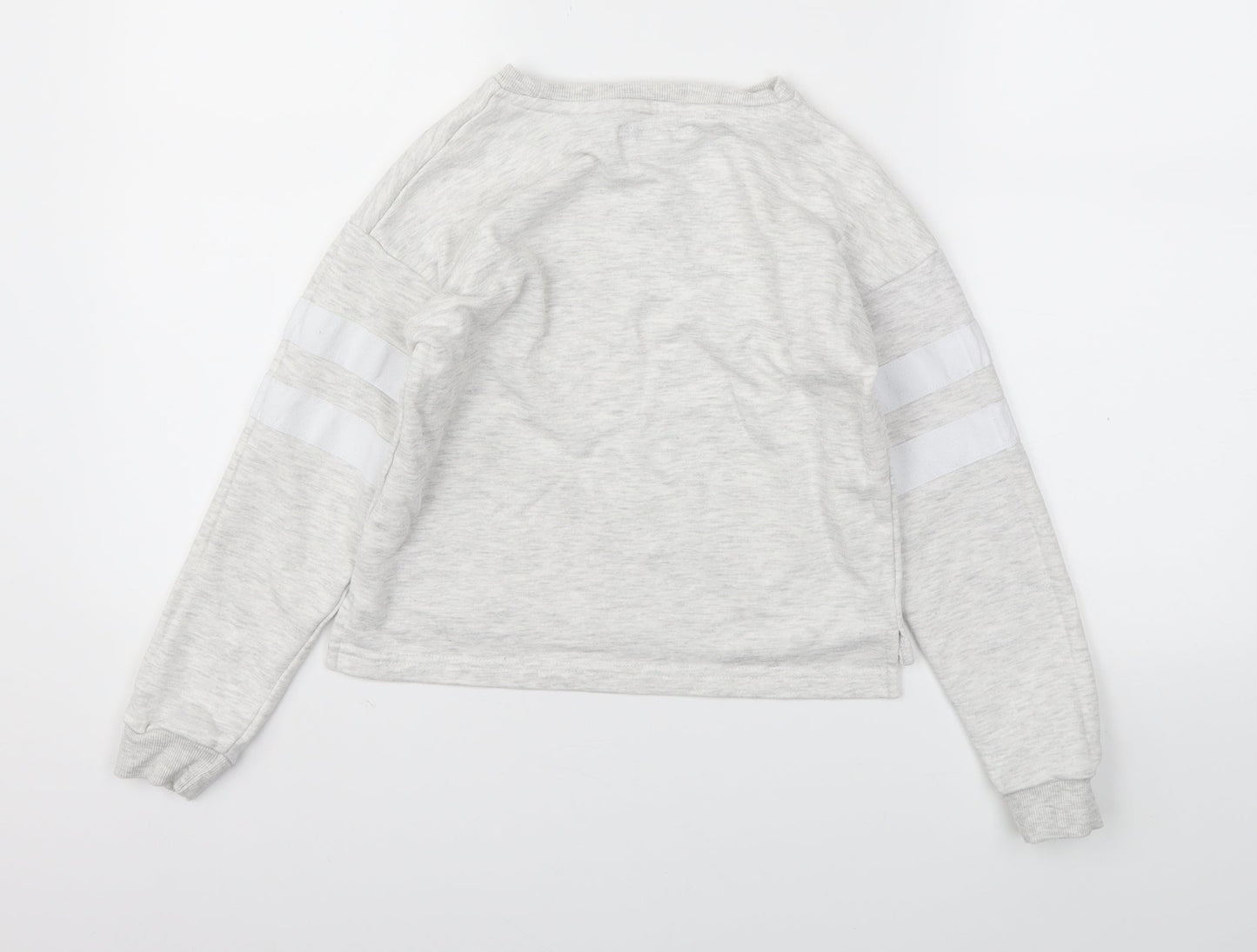 Primark Girls Grey   Pullover Hoodie Size 9-10 Years