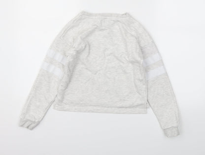 Primark Girls Grey   Pullover Hoodie Size 9-10 Years