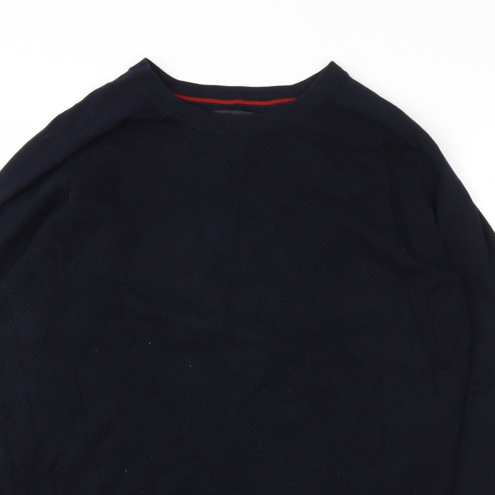 Mens UK Size L next Blue Pullover Sweatshirt