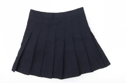 swib  Girls Blue Ikat  Flare Skirt Size S