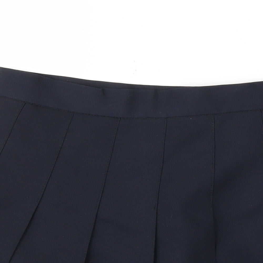 swib  Girls Blue Ikat  Flare Skirt Size S