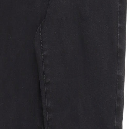 Denim & Co. Womens Black   Skinny Jeans Size 10 L28 in
