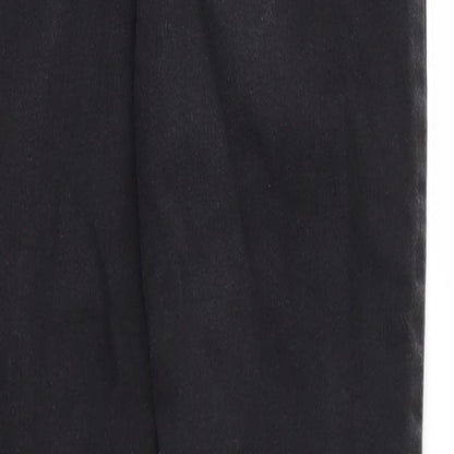 Denim & Co. Womens Black   Skinny Jeans Size 10 L28 in