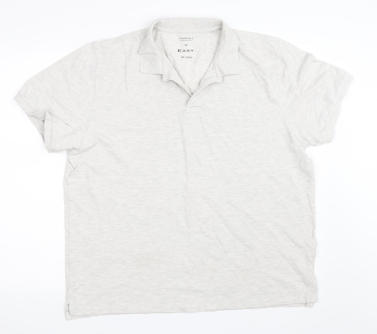 Easy Mens Grey    Polo Size 2XL