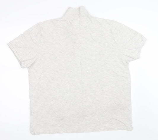 Easy Mens Grey    Polo Size 2XL