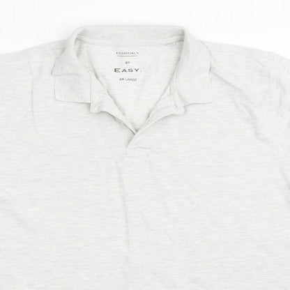 Easy Mens Grey    Polo Size 2XL