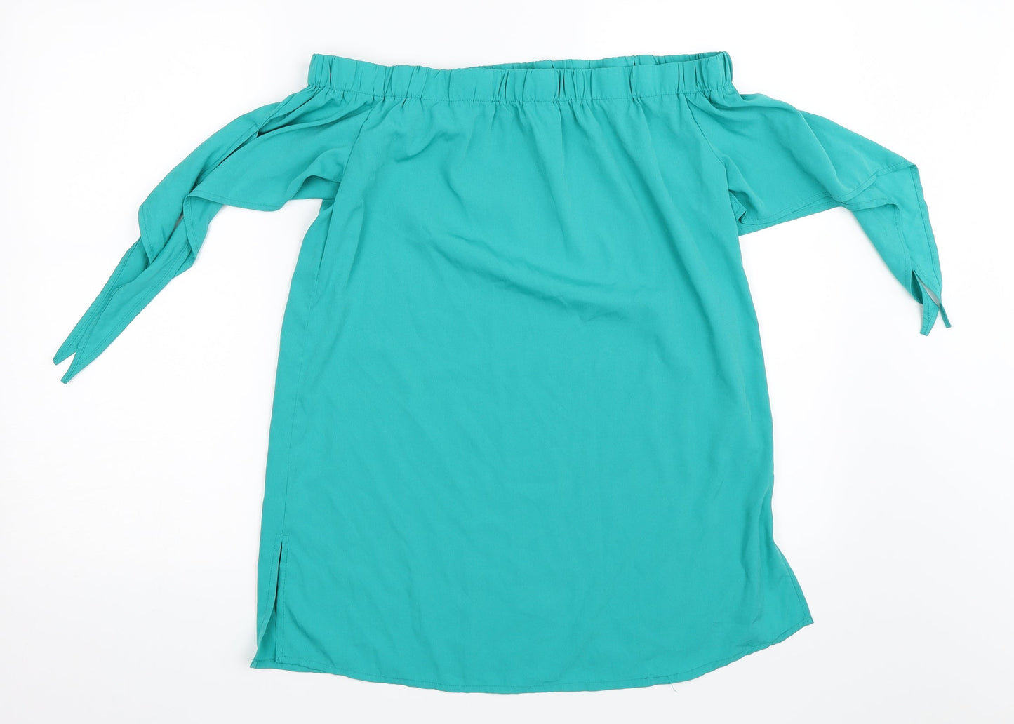 Womens UK Size 8 Pep&Co Green Basic Blouse