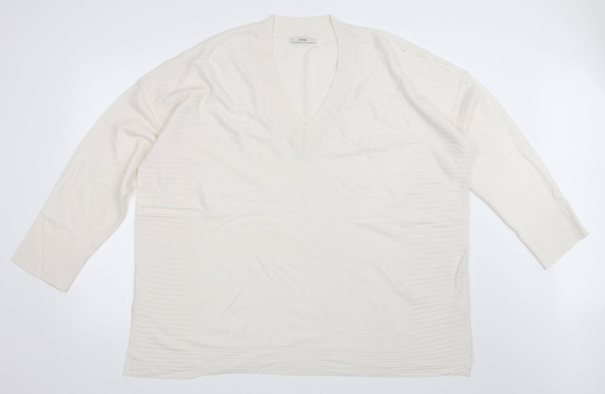 George Womens Ivory   Pullover Jumper Size XL